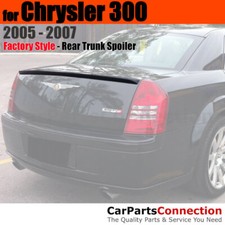 Primer Abs Rear Trunk Spoiler Wing For 2005-2007 Chrysler 300 300c No Drill