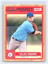 2011 Playoff Contenders Dillon Howard #RT48   Cleveland Indians