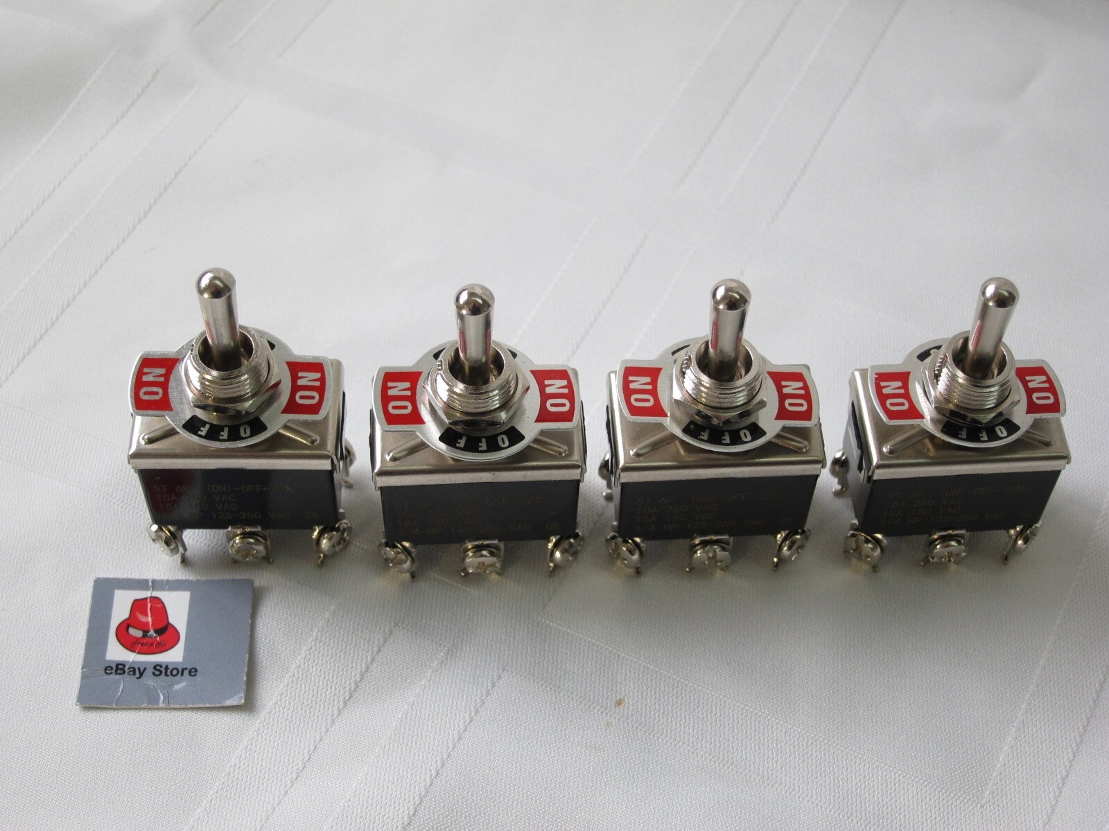 Lowrider Hydraulics Toggle Switch 6 prong, with sign (on)-off-(on), 4 ...