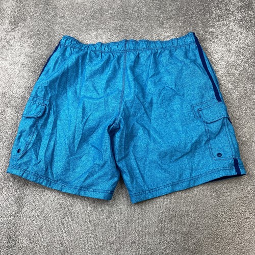 OP Cargo Shorts Men's 2XL Blue Polyester Outdoor Drawstring Swim - Picture 3 of 8