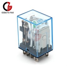 8Pin DC 12V 10A Small Relay LY2NJ Coil DPDT for LED lamp