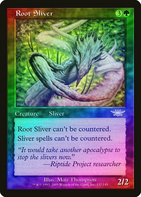Root Sliver FOIL Legions NM Green Uncommon MAGIC THE ...