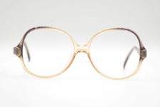 Vintage Terri Brogan 8629 80 Optyl Transparent Oval Glasses Frame NOS