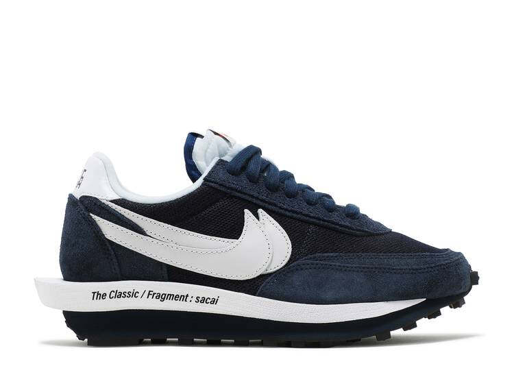 Size 9 - Nike LDV Waffle x Fragment Design x sacai Low Blackened 