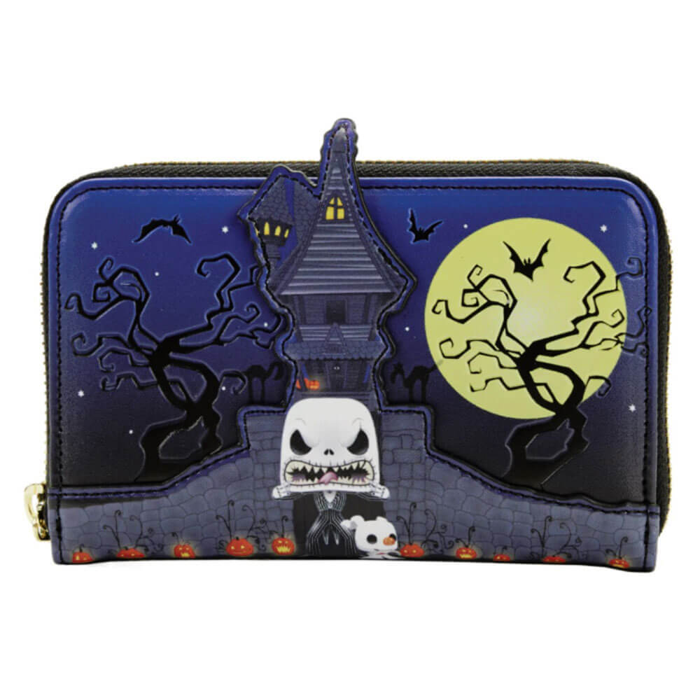 ¡Pop de la casa TNBC Jack Skellington de alta calidad! Bolso tipo cartera con cr