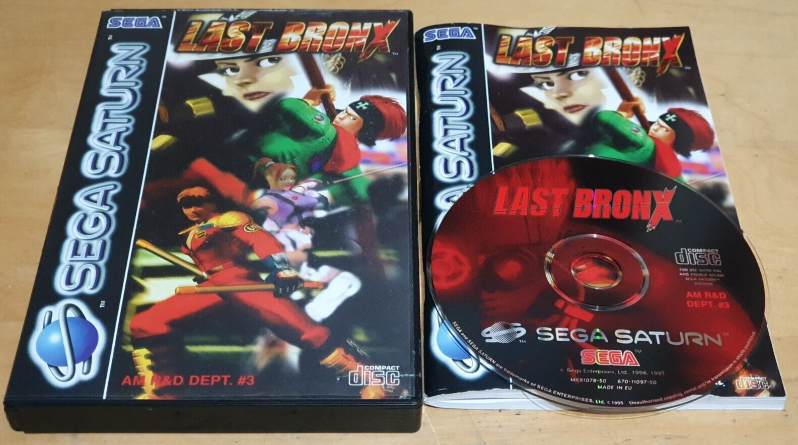Last Bronx for Sega Saturn Complete