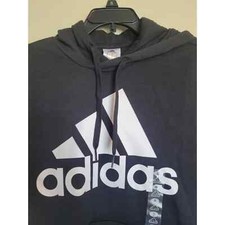 Boys Adidas Hoodie Sweatshirt Hoodie Black Size S