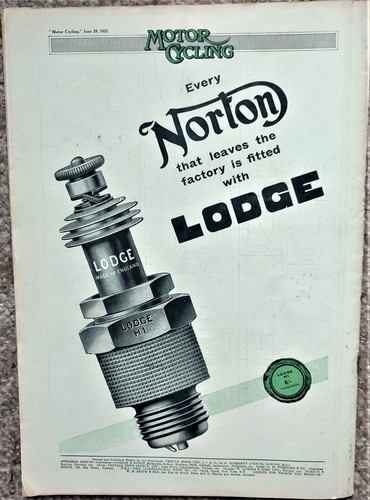Motor Cycling Magazine 1932 Norton Win Dutch TT  James Comet Test - Picture 8 of 8