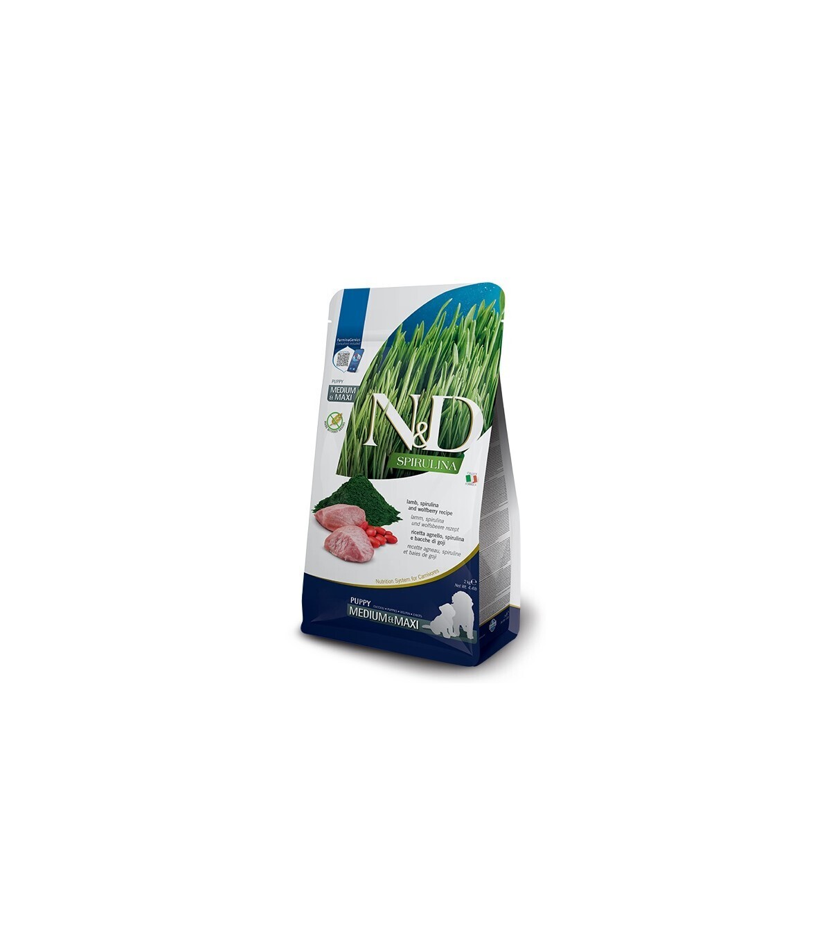 Farmina N&D Spirulina Lamb  Puppy Med/Maxi 2 Kg