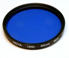 Hoya HMC 55mm Filter 80A multi-coated deep blue