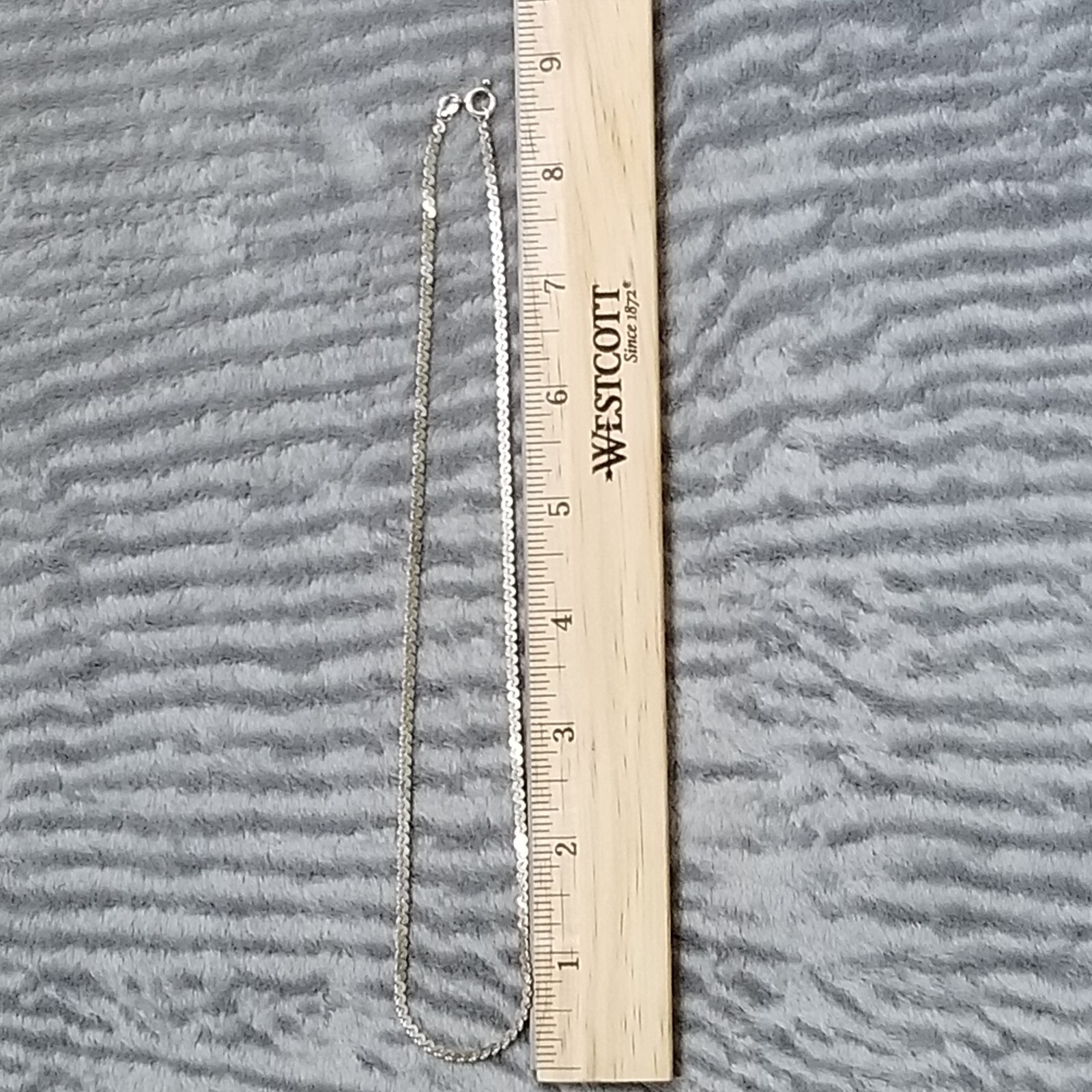 Sterling Silver 925 S-Interlocking Double Link Ne… - image 2