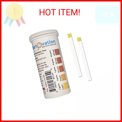 USA Made Total Water Hardness Test Strips 0-500 ppm for Water Quality Tests [100