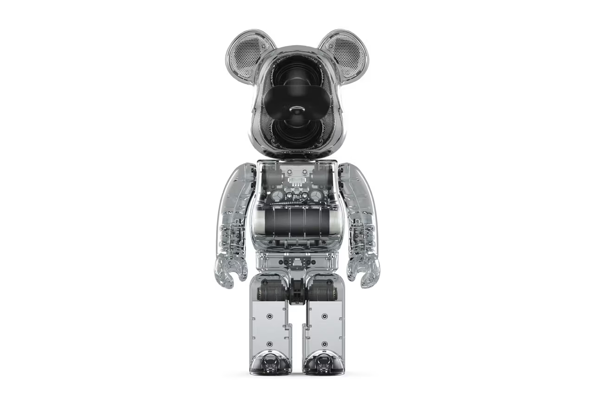 Bearbrick Audio 400% Clear BE@RBRICK Portable Bluetooth Bearbrick Audio 400% Clear BE@RBRICK Portable Bluetooth