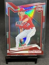 2022 Panini Elite Extra Edition #74 Walter Ford SN Prime Numbers A Die Cut #/98