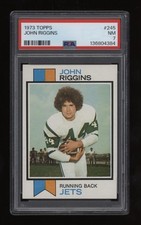 1973 John Riggins PSA 7 Topps Football #245 Invest NOW CENTERED HOF