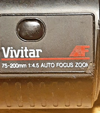 VIVITAR AF 75-200mm f/4.5 Auto Focus Zoom lens