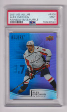 2021-22 Upper Deck Allure Alex Ovechkin Rainbow Blue Purple PSA 9 Mint