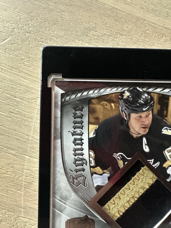 💎 2008-09 Upper Deck The Cup Parches Signature MARIO LEMIEUX #SP-ML/25 automático Foto 2 de 4