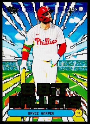 2026 Topps #8B-11 - Bryce Harper - 8 Bit Ballers