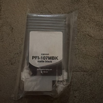 Canon PFI-107MBK Matte Black Ink Cartridge IPF670 IPF680 685 IPF770 *EXP 12/2025