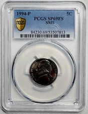 1994-P 5C, FS (Regular Strike) Jefferson Nickel - PCGS CoinFacts