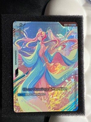 Gundam TCG Card Game OVERFLOWING AFFECTION GD01-118 U+ Holo Foil English  MINT 