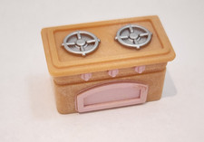 Calico Critters Sylvanian Families Primrose Baby Windmill KITCHEN STOVE Brown