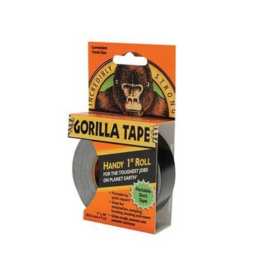 Gorilla Glue Gorilla Tape  Handroll 25Mm X 9M Schwarz Grgthr
