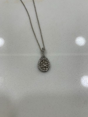 Vintage Tennis Necklace With Tennis Raket ￼