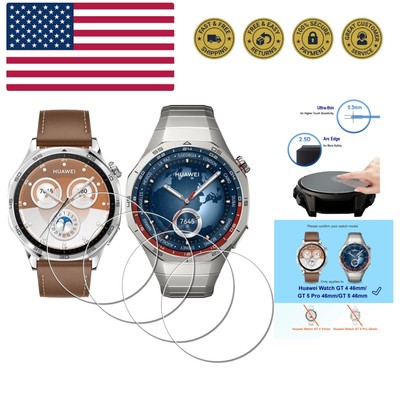 Screen Protector for HUAWEI Watch GT 4 46 mm/GT4 46mm Tempered Glass [4Pcs],9...