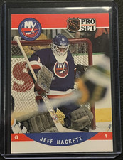 1990 PRO SET #624 JEFF HACKETT ROOKIE CARD. rookie card picture