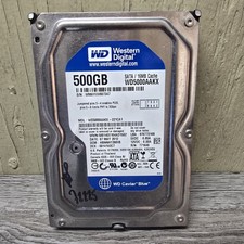 WD 500GB SATA 3.5 Desktop Hard Drive WD5000AAKX Tested Working HDD