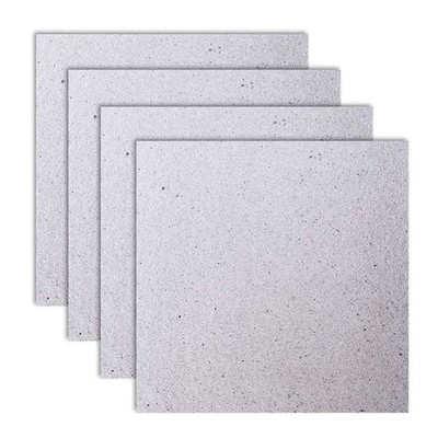 Waveguide Covers for Microwave, Juerly 4 Pack Mica 5.12 x inch, Silver
