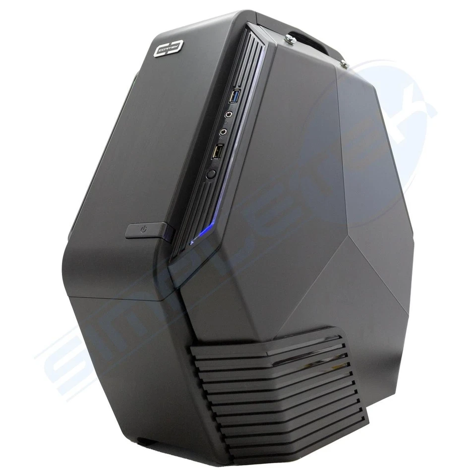 Case Cabinet Gaming Microatx Mini-Itx Hex Hexagon USB 3.0 HD Audio LED PC - Image 3 of 4
