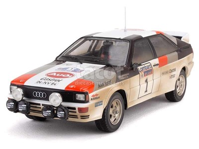 Miniature IXO 1/24 Audi Quattro A1 Winner Rallye 1982 - Neuve