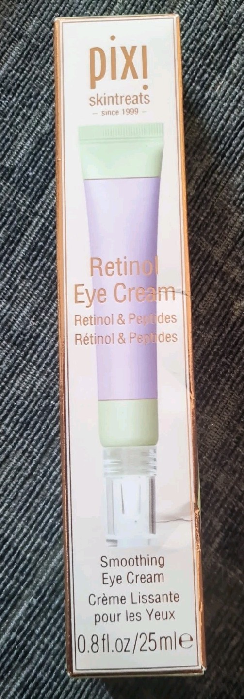 Pixi Retinol Eye Cream Smoothing Retinol & Peptides 25ml Brand New Boxed