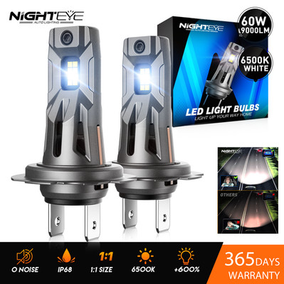2X H7 Auto Scheinwerfer 60W 6500K Mit Zulassung Lampen Halogen Keine Blindzone