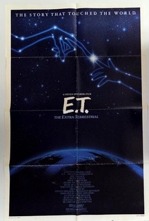 1982 original "ET the Extra Terrestrial" Movie Poster