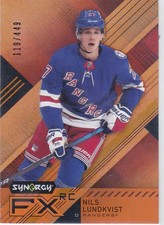 2021/22 SYNERGY..NILS LUNDKVIST..FX ROOKIES..ORANGE../449..# FXR-NL..RANGERS