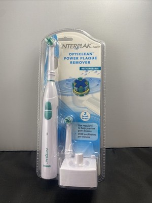 Interplak By Conair Rechargeable Toothbrush Opticlean Power Plaque Remover 