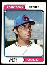 1974 Topps Mike Paul Chicago Cubs #399