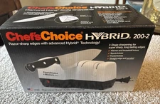 Chef's Choice  Electric Kitchen Knife Sharpener 200-2 Diamond Hone- works well 