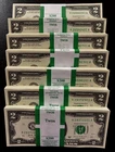 Pack of (50) NEW $2 Bills Uncirculated Consecutive Serial# Crisp Two US Dollars