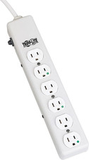 Tripp Lite Safe-IT Power Strip Hospital Medical Antimicrobial 120V 5-15R-HG 6