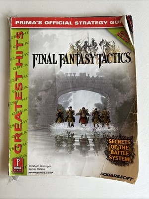 Final Fantasy Tactics Prima's Official Strategy Guide Greatest Hits 1998 READ