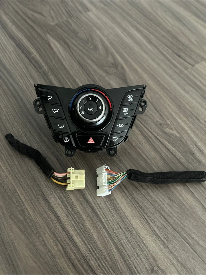Hyundai Veloster 2012-2017 OEM uso aire acondicionado calefacción clima manual control de temperatura Foto 3 de 4