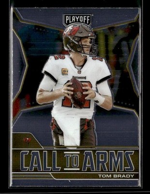 2021 Panini Playoff #CA-TBR Tom Brady Call to Arms Tampa Bay Buccaneers