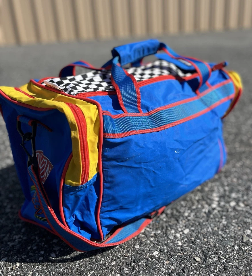 复古 Jeff Gordon #24 杜邦赛车行李袋 90 年代 NASCAR Pit Crew 健身房旅行 — 第 4/4 张图片