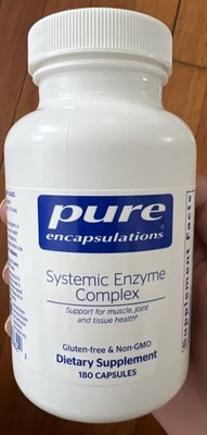 Pure Encapsulations Systemic Enzyme Complex - Supports 180 Count (Pack of 1) 