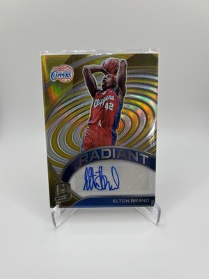 2020-21 Panini Spectra Radiant Signatures Elton Brand /10
